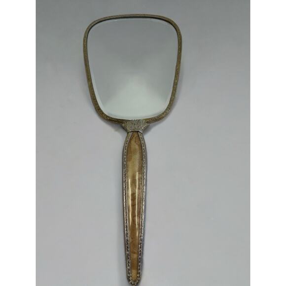 VTG Regent of London Mirror & Brush Set Victorian Floral Vanity Décor - Picture 10 of 13